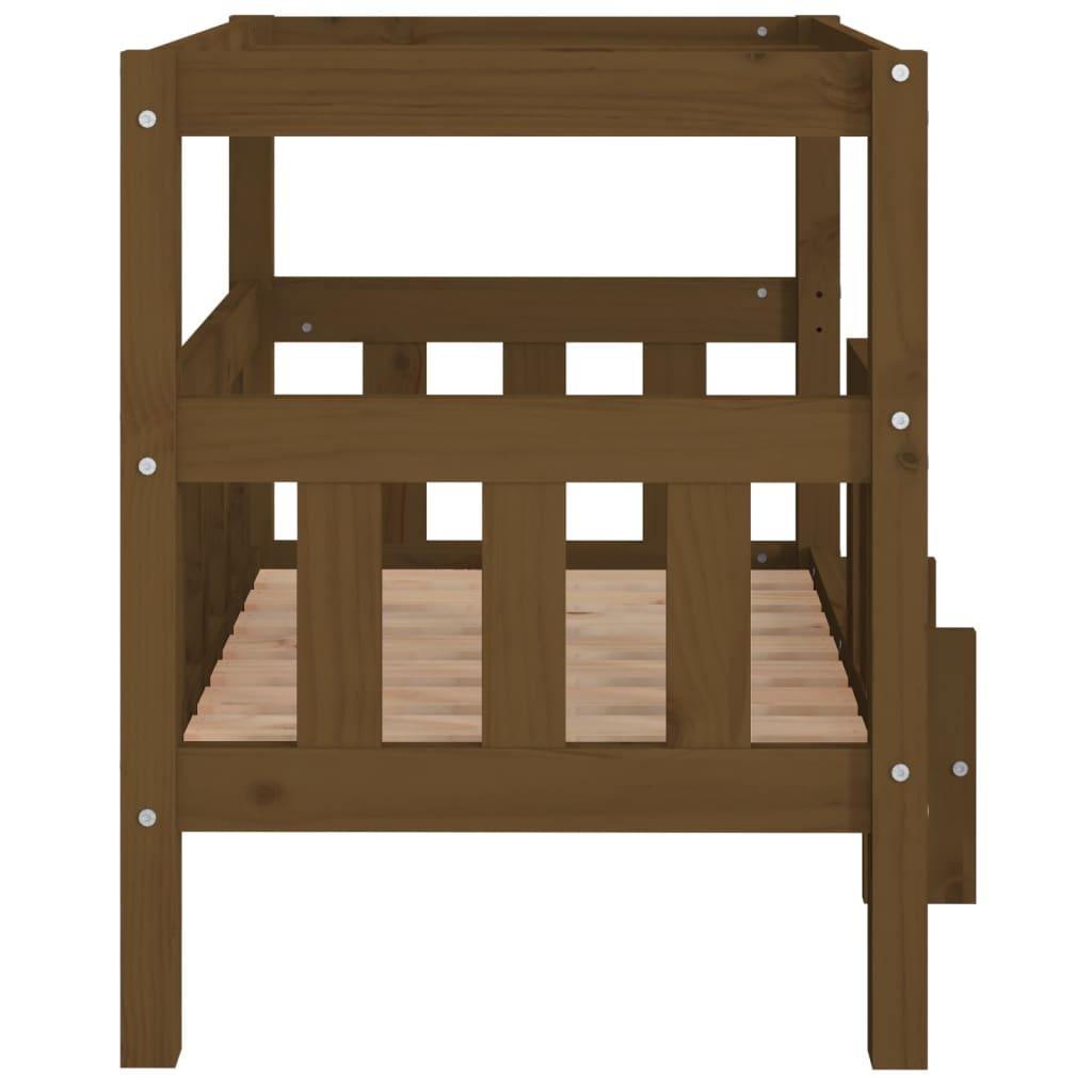 Cuccia per Cani Ambra 75,5x63,5x70 cm in Legno Massello di Pino