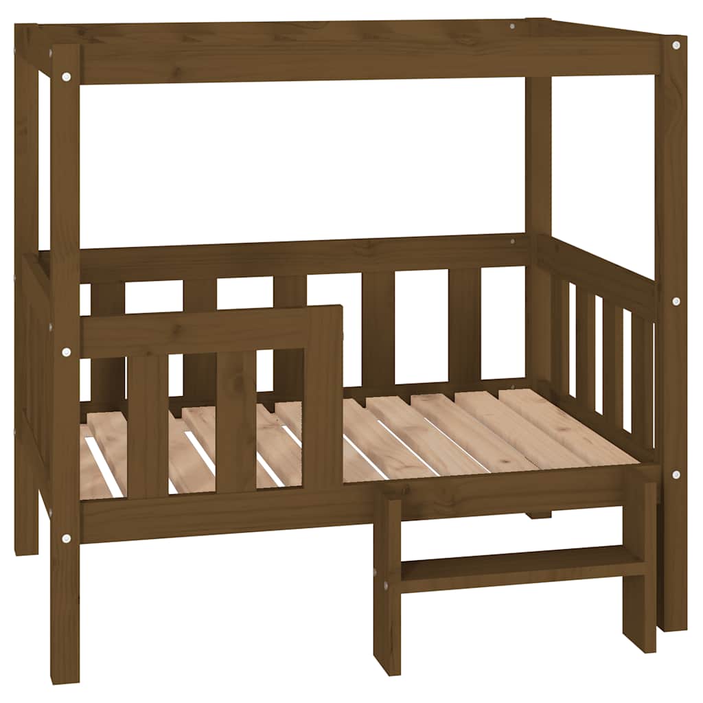 Cuccia per Cani Ambra 95,5x73,5x90 cm in Legno Massello di Pino