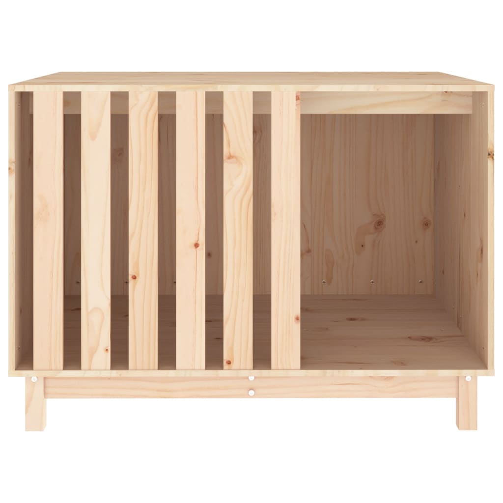 Casetta per Cani 100x70x72 cm in Legno Massello di Pino