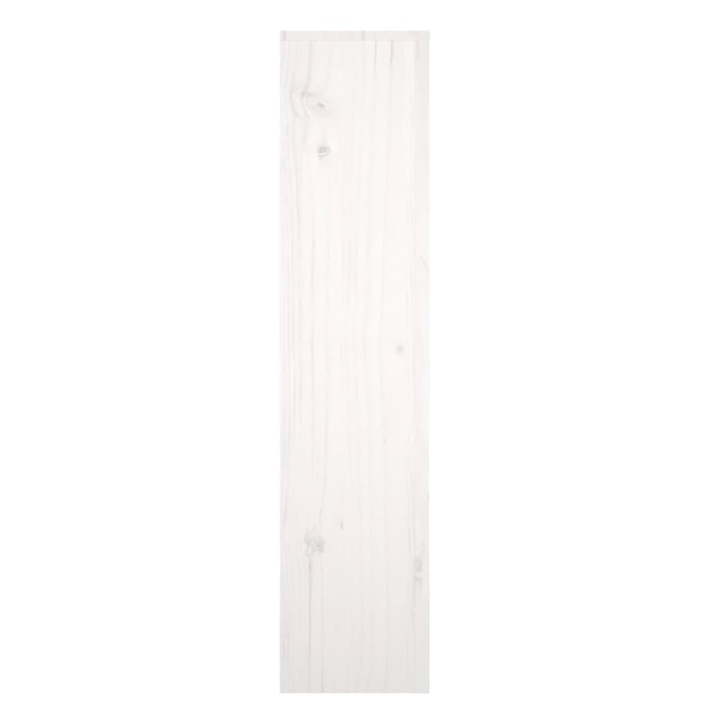 Copertura Termosifone Bianca 153x19x84 cm Legno Massello Pino