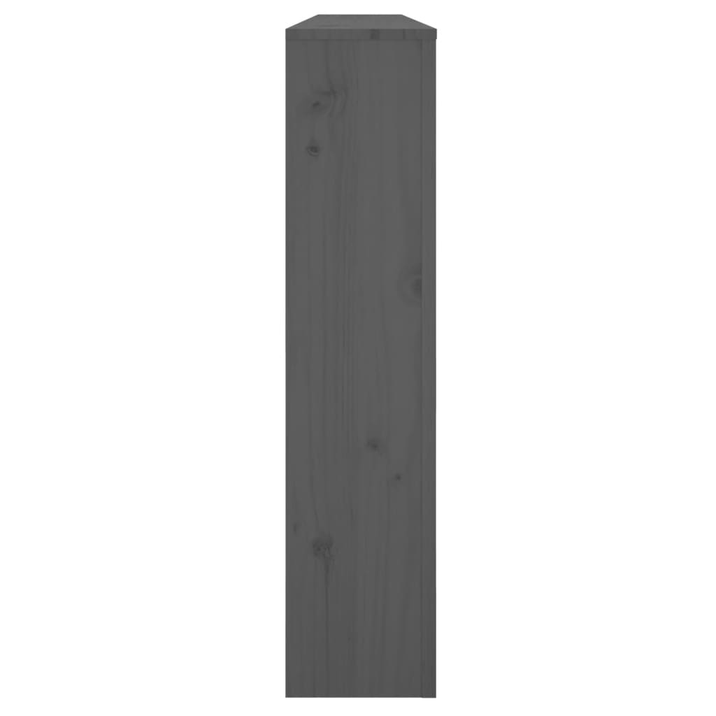 Copertura Termosifone Grigia 169x19x84 cm Legno Massello Pino