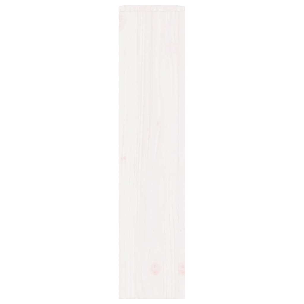 Copertura Termosifone Bianca 79,5x19x84 cm Legno Massello Pino