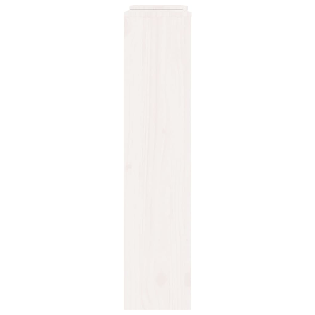 Copertura Termosifone Bianca 210x21x85 cm Legno Massello Pino