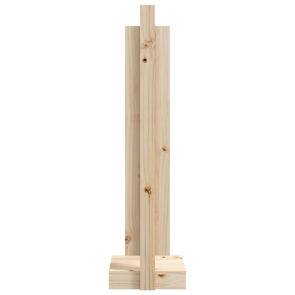 Portalegna 33,5x30x110 cm in Legno Massello di Pino
