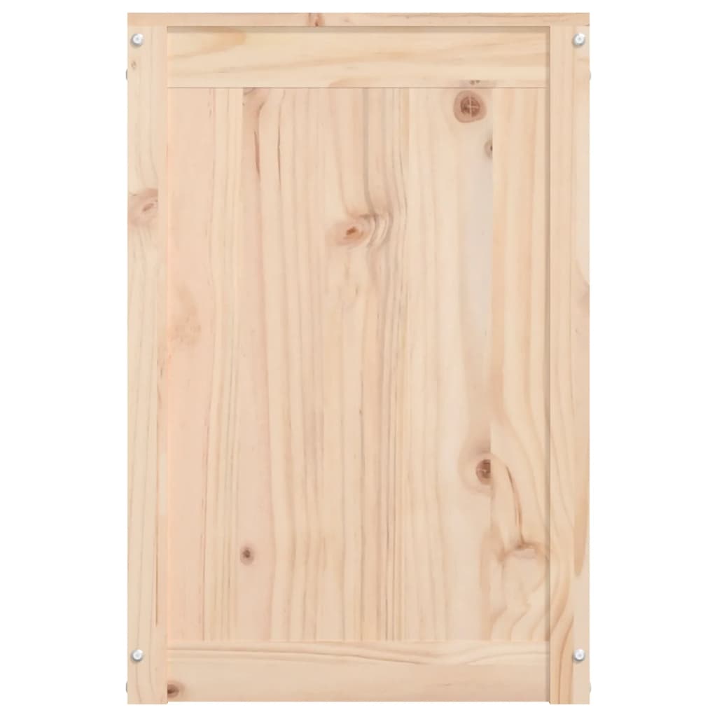Contenitore per Bucato 88,5x44x66 cm Legno Massello Pino
