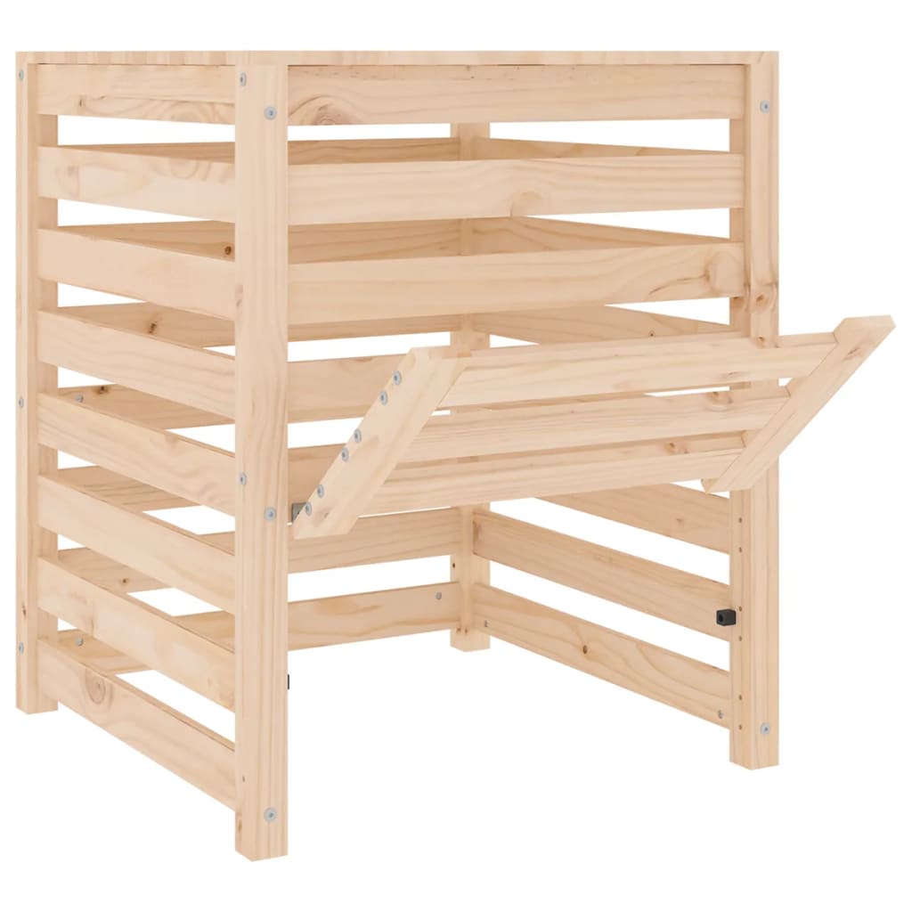 Compostiera 63,5x63,5x77,5 cm in Legno Massello di Pino