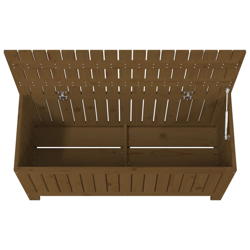 Contenitore da Giardino Ambra 108x42,5x54cm Legno Massello Pino