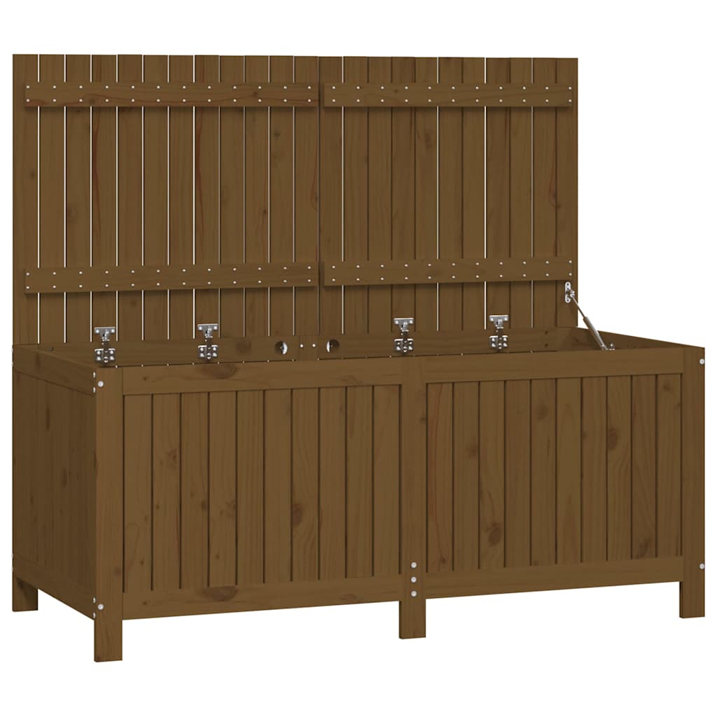 Contenitore da Giardino Ambra 147x68x64 cm Legno Massello Pino