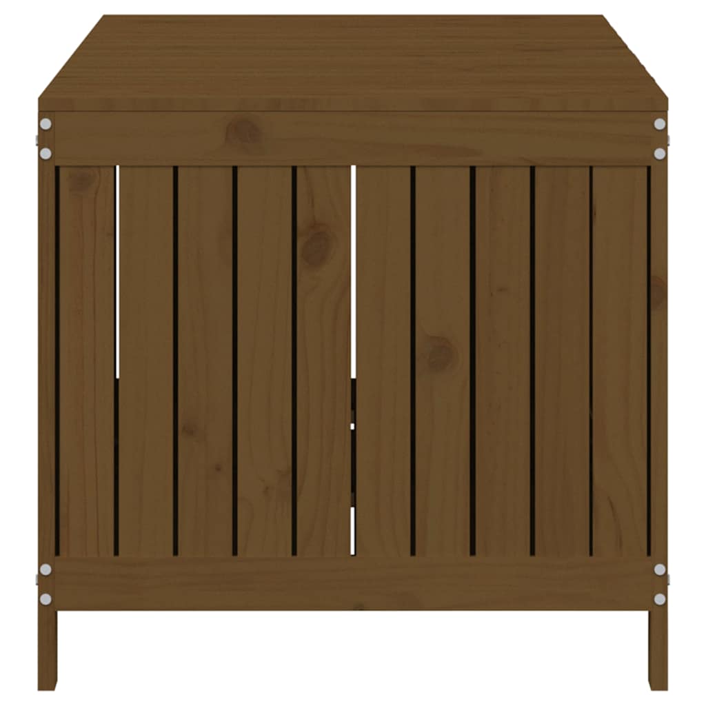 Contenitore da Giardino Ambra 147x68x64 cm Legno Massello Pino