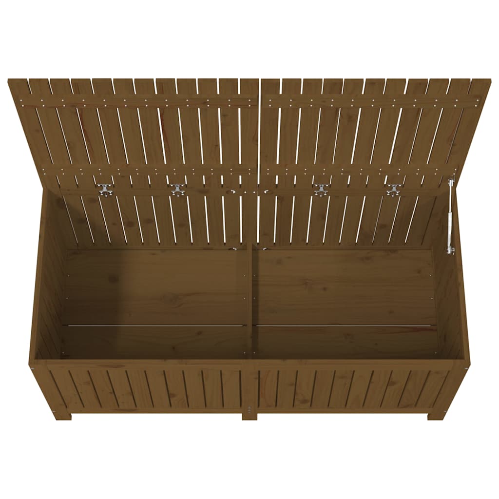 Contenitore da Giardino Ambra 147x68x64 cm Legno Massello Pino