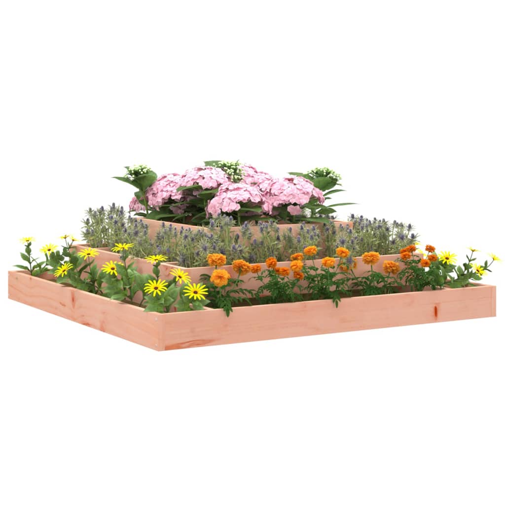 Fioriera 110x110x27 cm in Legno Massello di Douglas