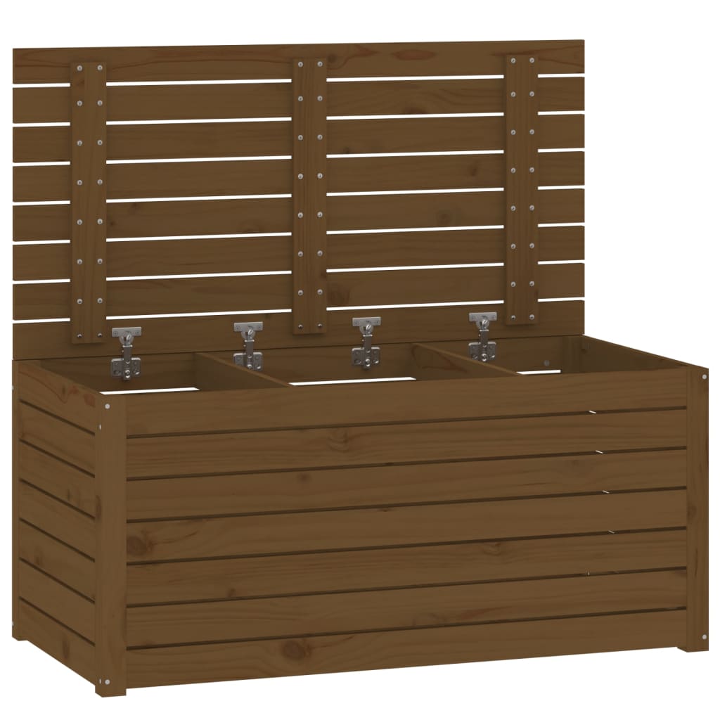Contenitore Giardino Ambra 101x50,5x46,5 cm Legno Massello Pino