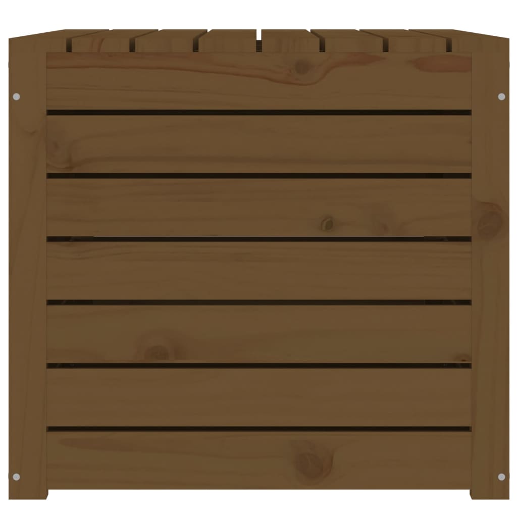 Contenitore Giardino Ambra 101x50,5x46,5 cm Legno Massello Pino