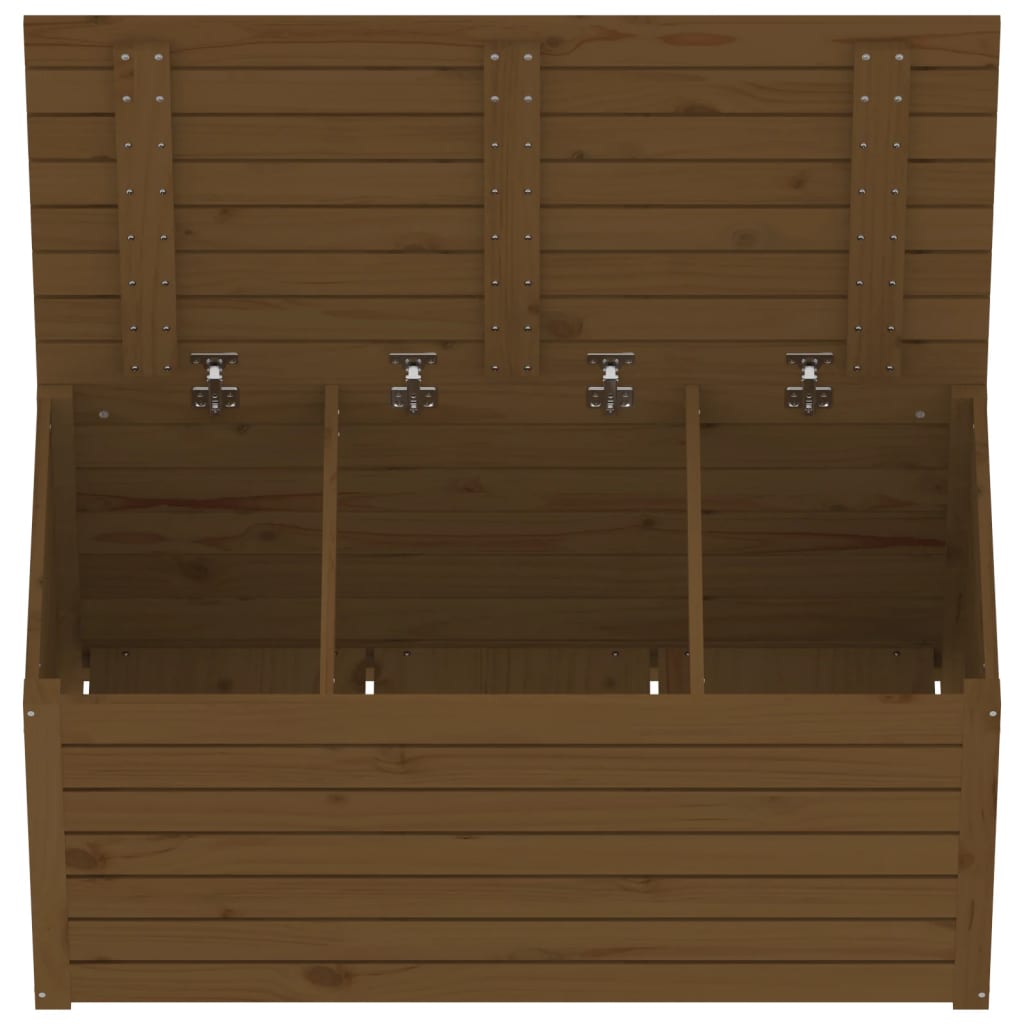 Contenitore Giardino Ambra 101x50,5x46,5 cm Legno Massello Pino