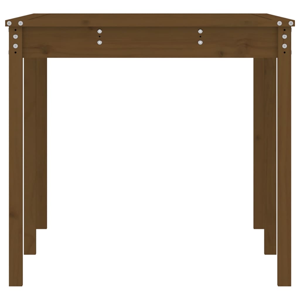 Tavolo da Giardino Ambra 159,5x82,5x76cm Legno Massello di Pino