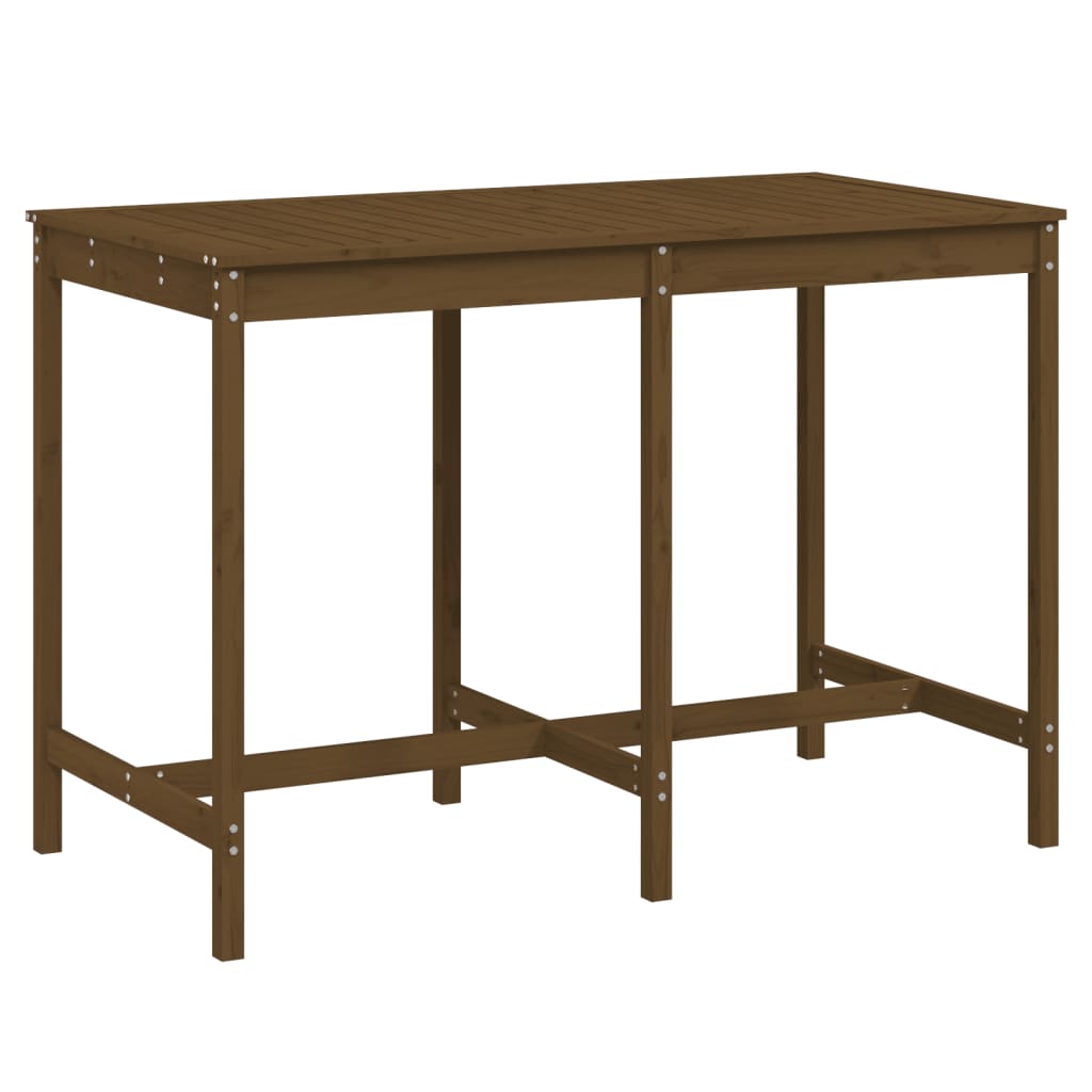 Tavolo da Giardino Ambra 159,5x82,5x110cm Legno Massello Pino