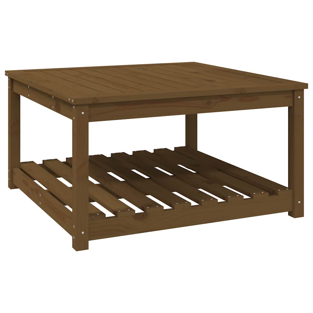 Tavolo da Giardino Ambra 82,5x82,5x45 cm Legno Massello di Pino