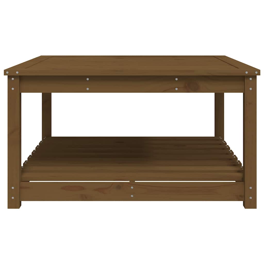Tavolo da Giardino Ambra 82,5x82,5x45 cm Legno Massello di Pino