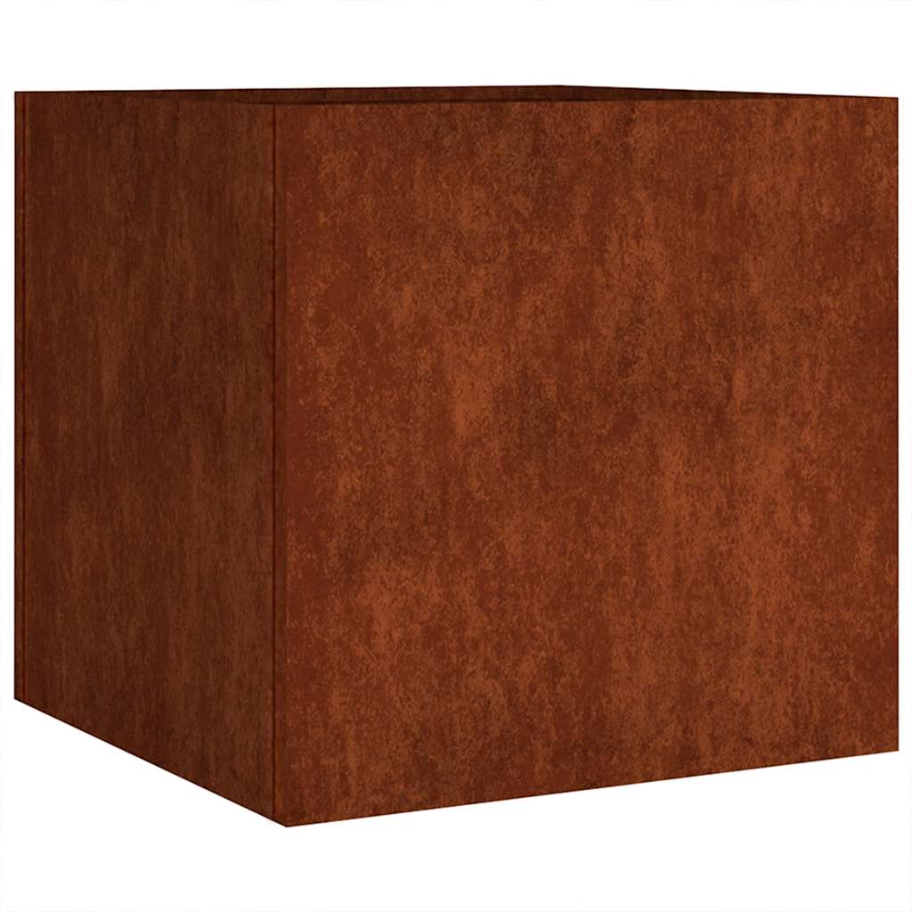 Fioriera 40x41x40 cm in Acciaio Corten
