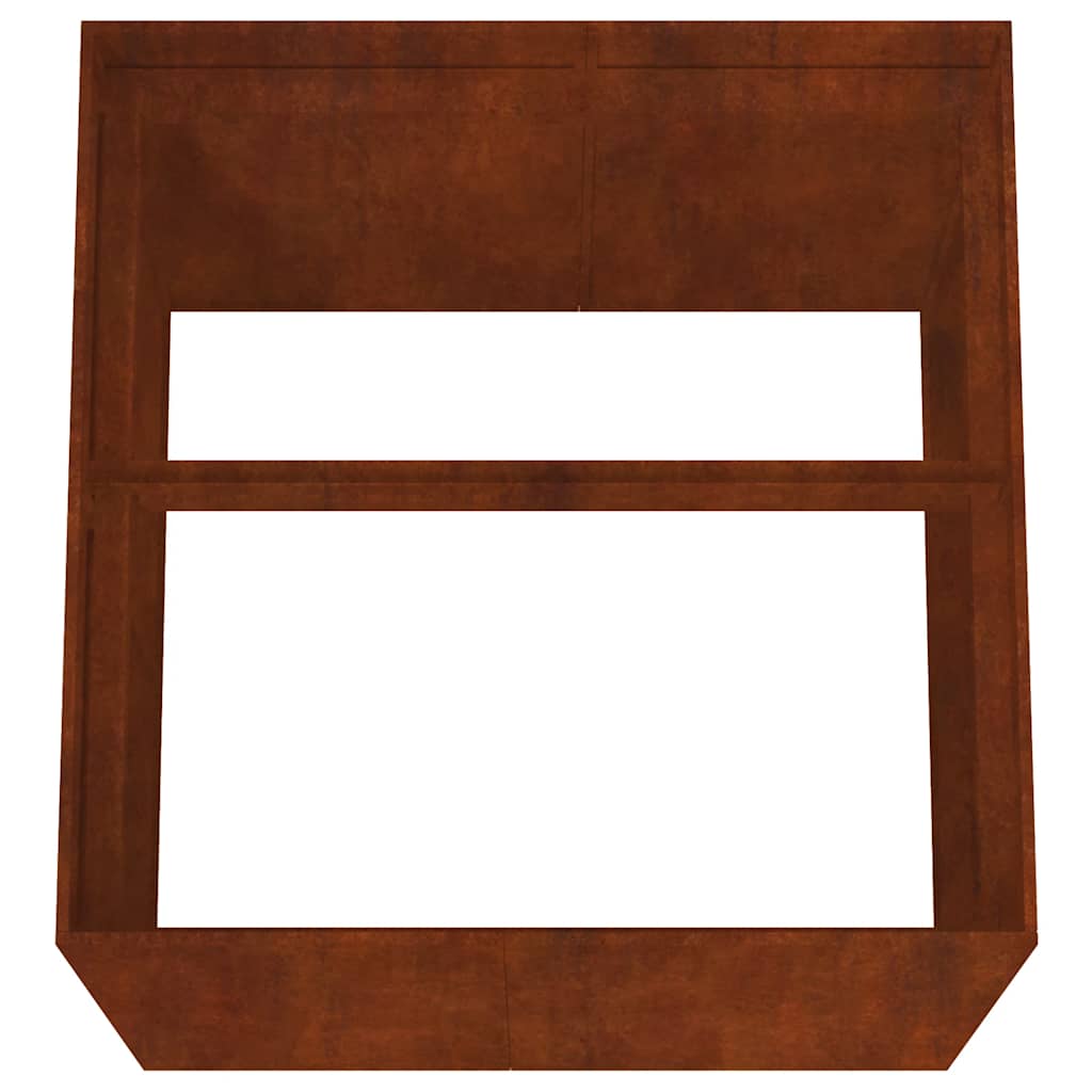 Fioriera 80x80x80 cm in Acciaio Corten