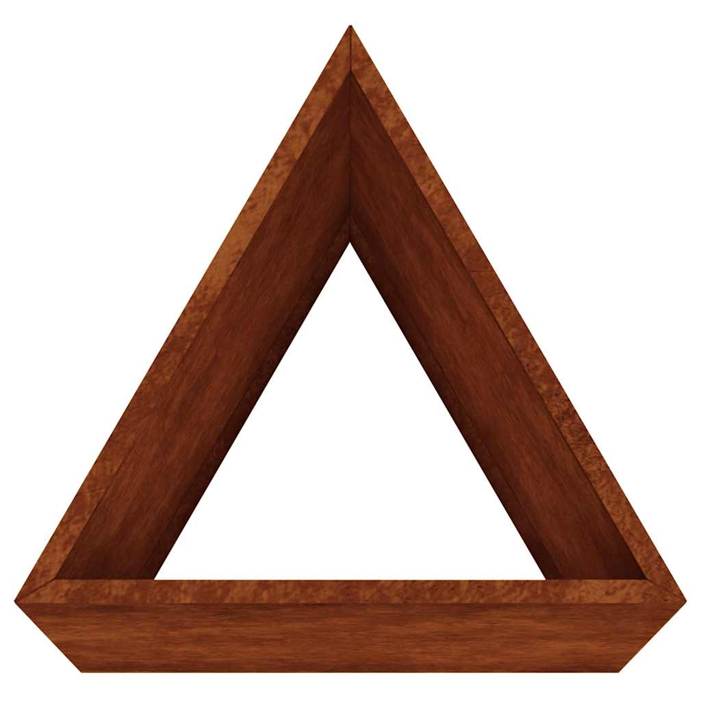 Fioriera da Giardino 30x26x75 cm in Acciaio Corten