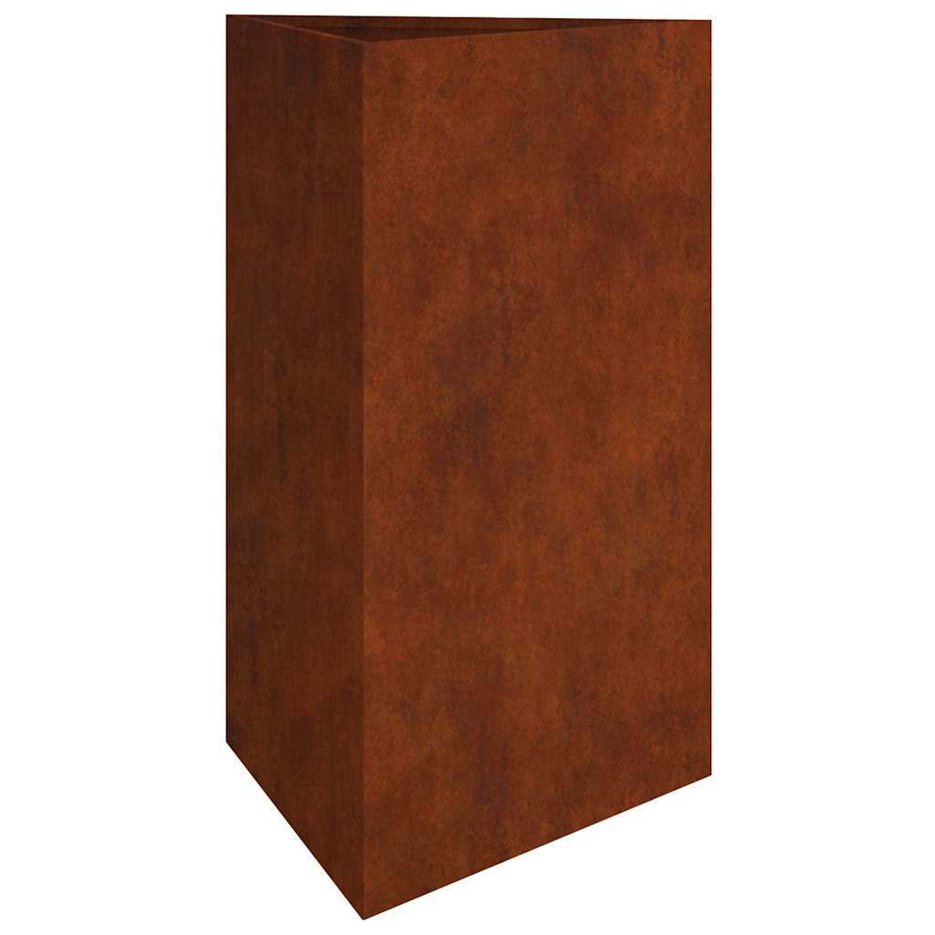 Fioriera da Giardino 50x43x75 cm in Acciaio Corten