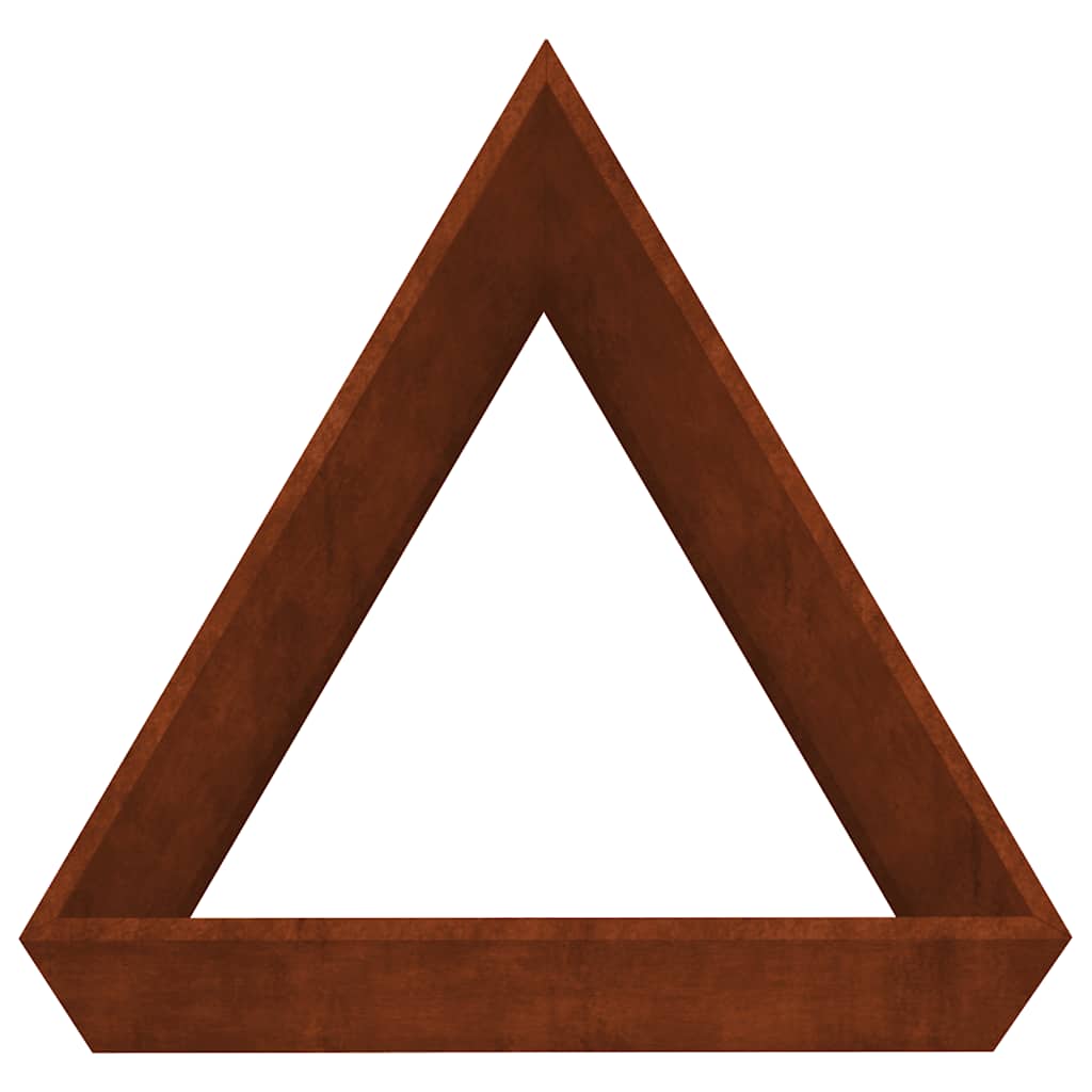 Fioriera da Giardino 50x43x75 cm in Acciaio Corten