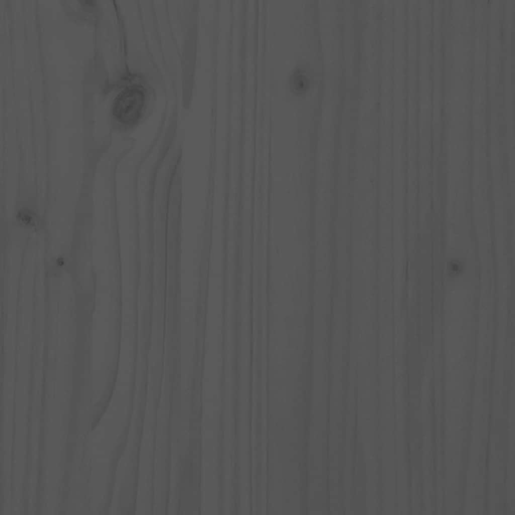Albero per Gatti Grigio 45,5x49x103cm in Legno Massello di Pino
