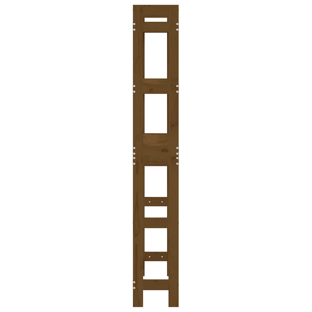 Rastrelliera da Bagno Ambra 63x26x171 cm Legno Massello Pino
