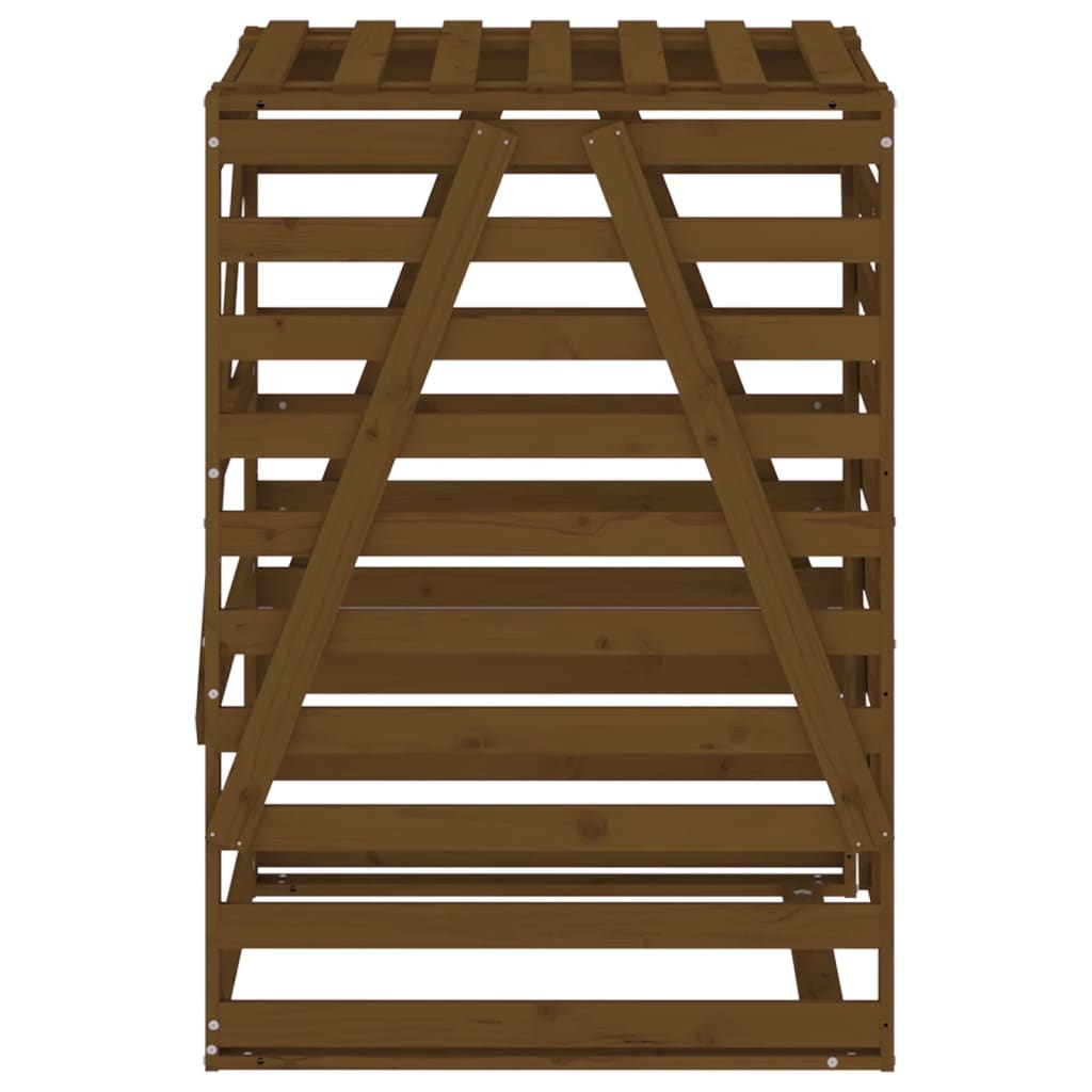 Copribidone Ambra 84x90x128,5 cm in Legno Massello di Pino