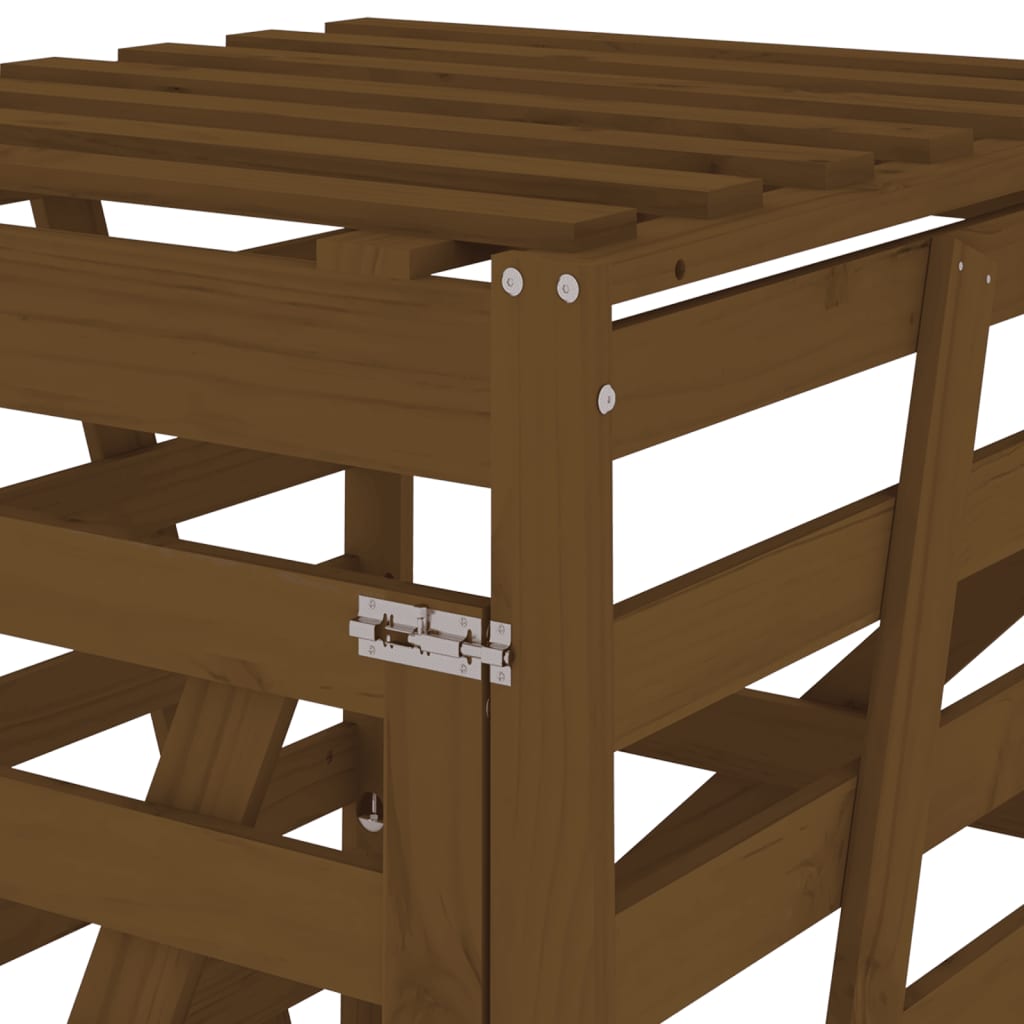 Copribidone Ambra 84x90x128,5 cm in Legno Massello di Pino