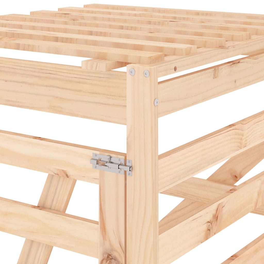 Estensione Copribidone in Legno Massello di Pino