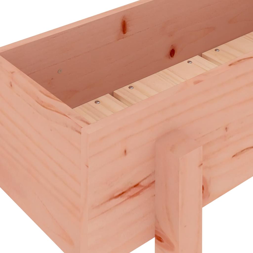 Fioriera Rialzata Giardino 121x30x38 cm Legno Massello Douglas