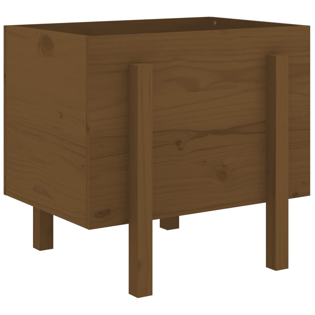 Fioriera da Giardino Ambra 62x50x57 cm Legno Massello di Pino