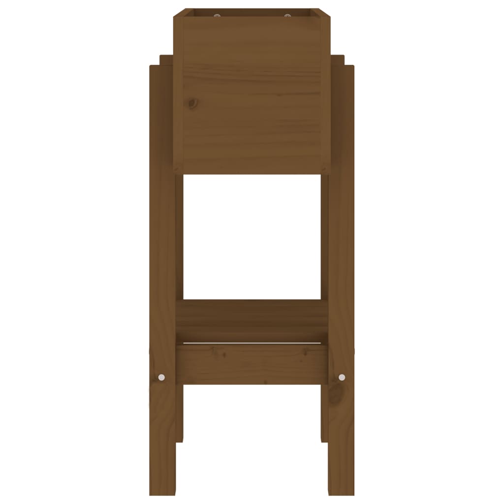 Fioriera da Giardino Ambra 62x30x69 cm Legno Massello di Pino