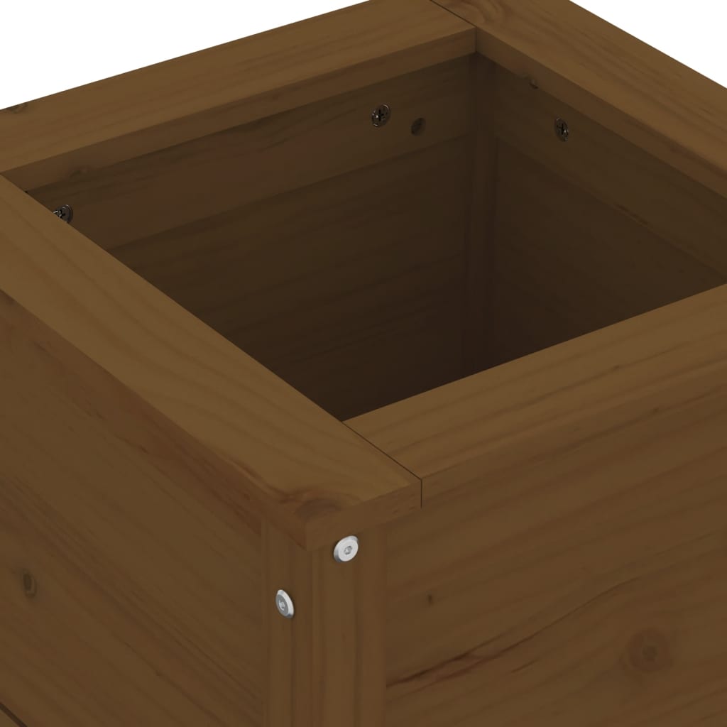 Fioriera da Giardino Ambra 40x40x39 cm Legno Massello di Pino