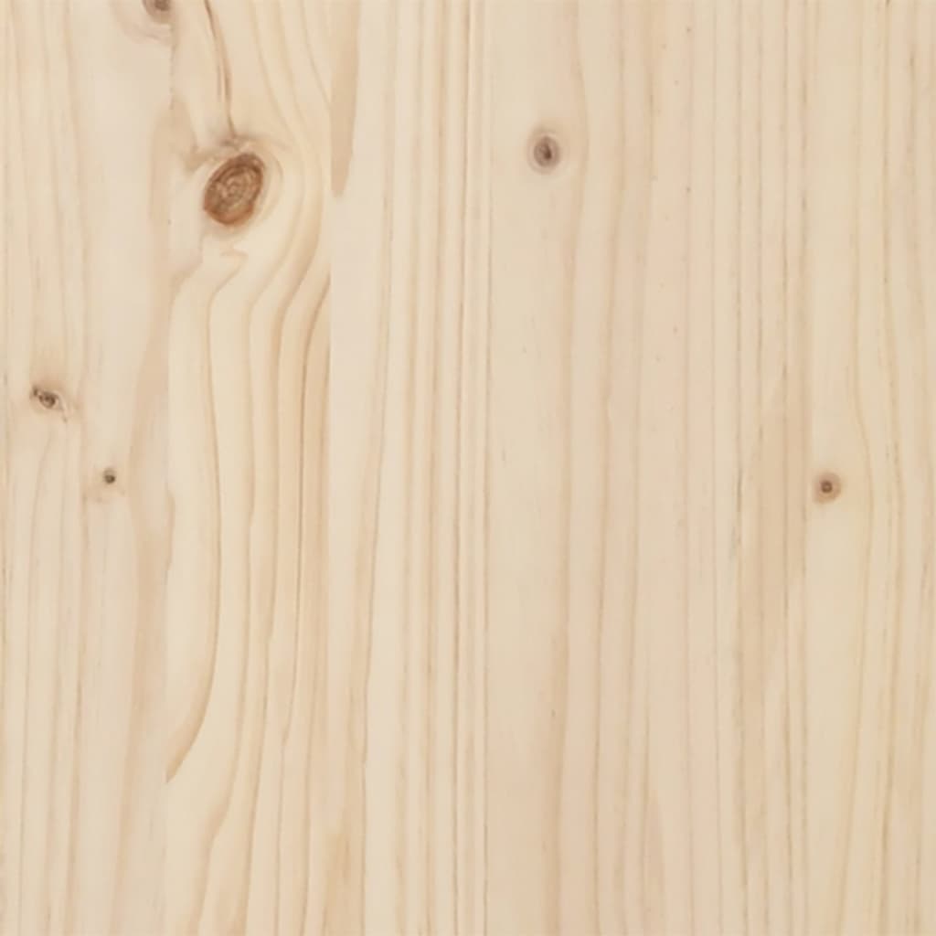 Fioriera da Giardino 82,5x40x39 cm in Legno Massello di Pino