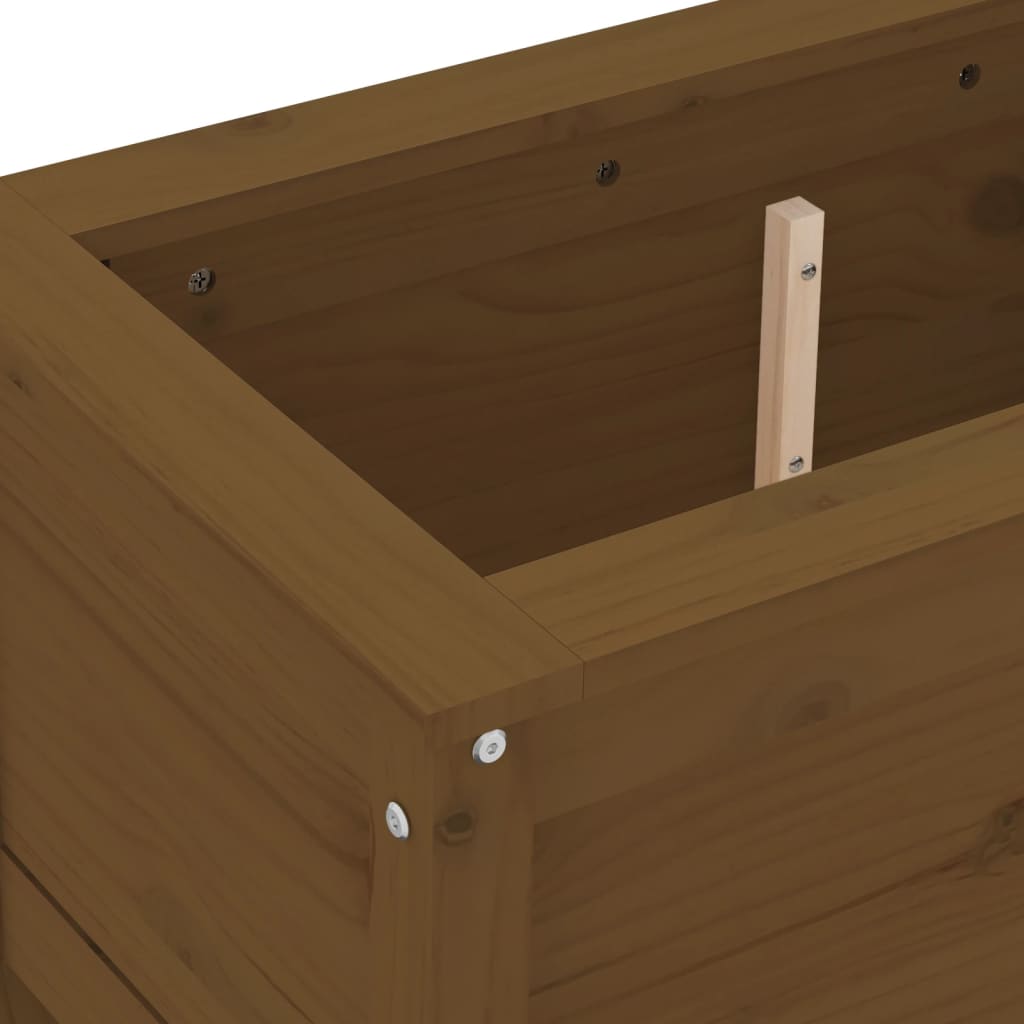 Fioriera da Giardino Ambra 82,5x40x39 cm Legno Massello di Pino