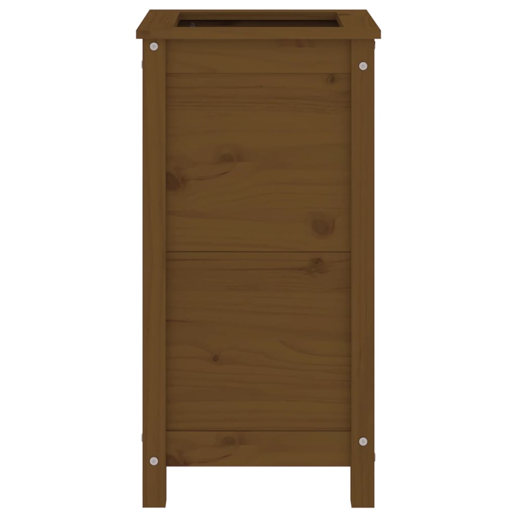 Fioriera da Giardino Ambra 40x40x78 cm Legno Massello di Pino