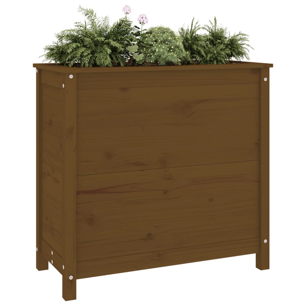 Fioriera da Giardino Ambra 82,5x40x78 cm Legno Massello di Pino