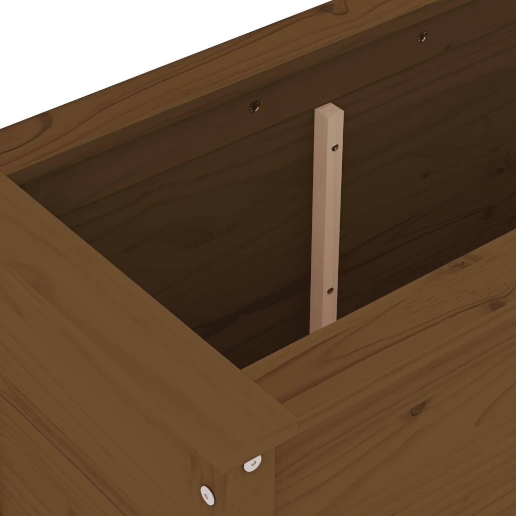 Fioriera da Giardino Ambra 82,5x40x78 cm Legno Massello di Pino