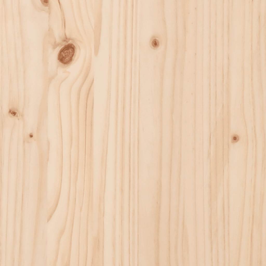 Fioriera Rialzata da Giardino 119,5x40x78cm Legno Massello Pino