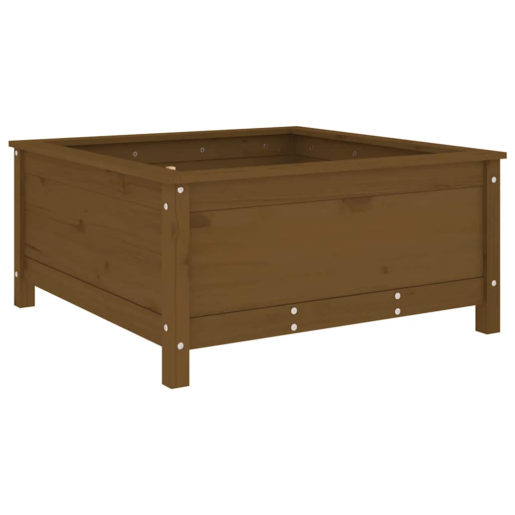 Fioriera da Giardino Ambra 82,5x82,5x39 cm Legno Massello Pino