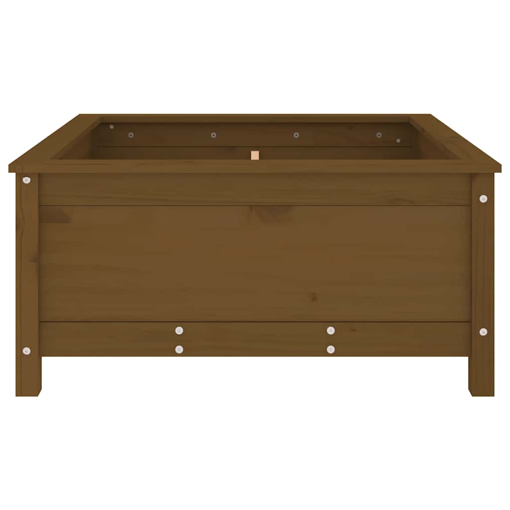 Fioriera da Giardino Ambra 82,5x82,5x39 cm Legno Massello Pino