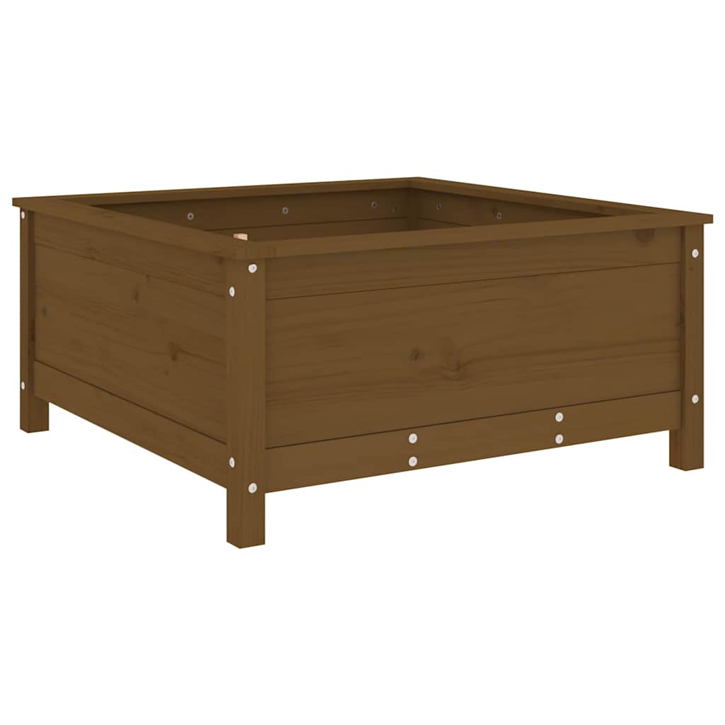 Fioriera da Giardino Ambra 82,5x82,5x39 cm Legno Massello Pino