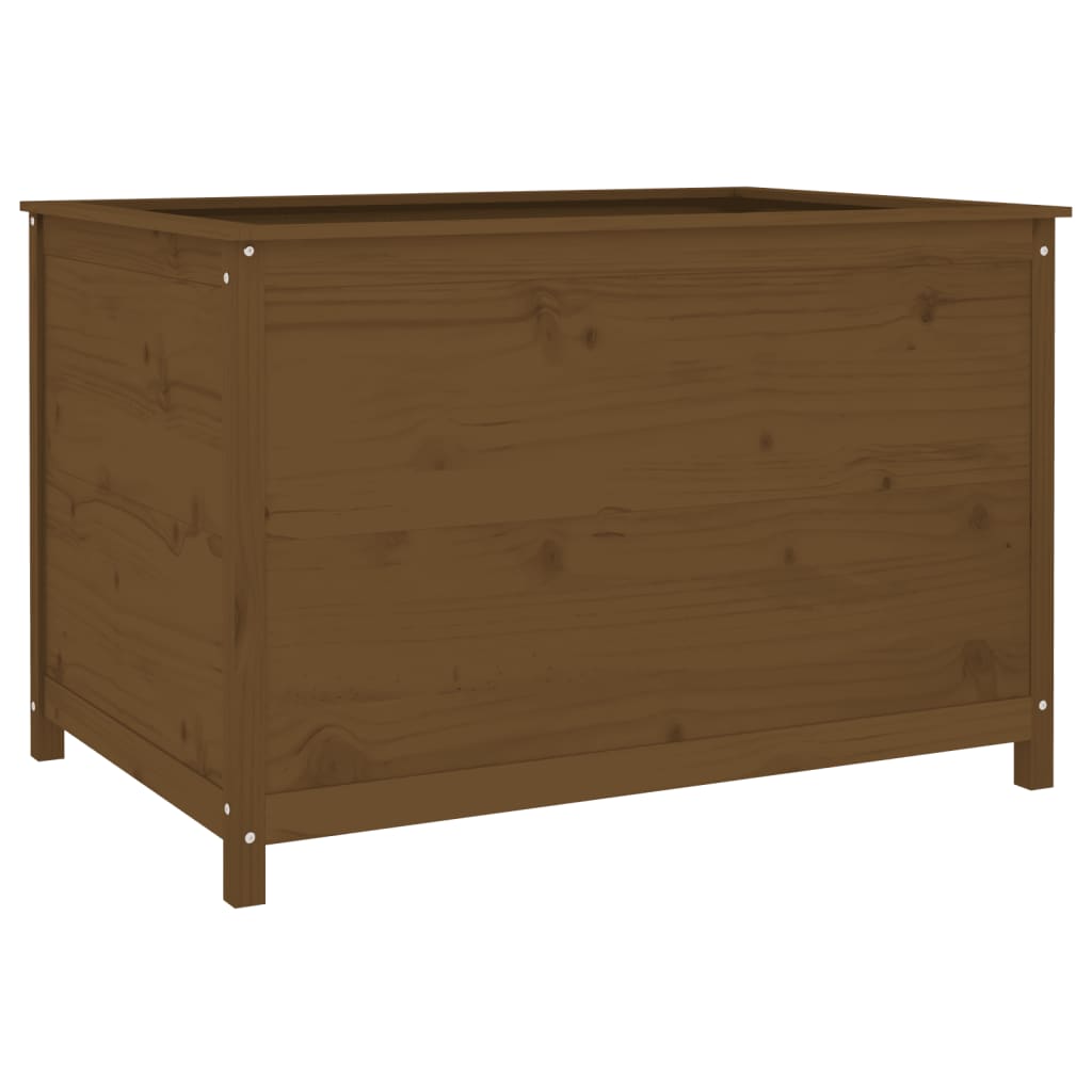 Fioriera Rialzata Giardino Ambra 119,5x82,5x78cm Massello Pino