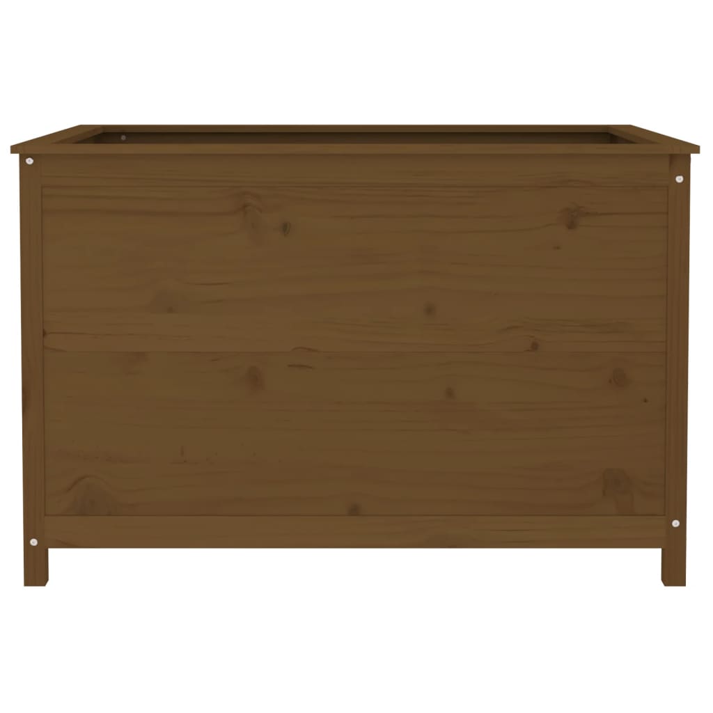 Fioriera Rialzata Giardino Ambra 119,5x82,5x78cm Massello Pino