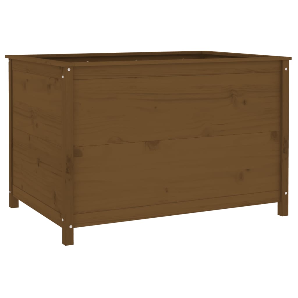 Fioriera Rialzata Giardino Ambra 119,5x82,5x78cm Massello Pino