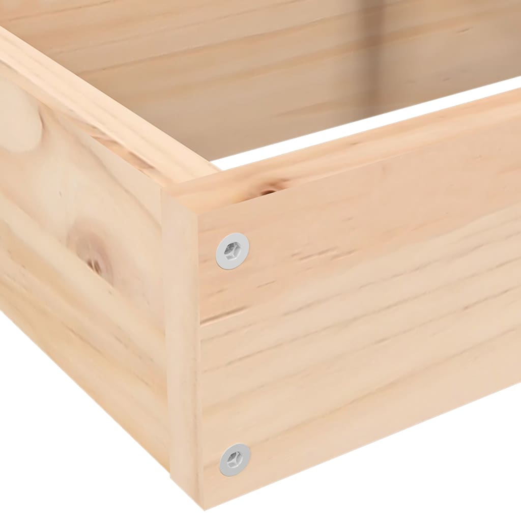 Fioriera da Giardino 4 Ripiani 80,5x79x36cm Legno Massello Pino