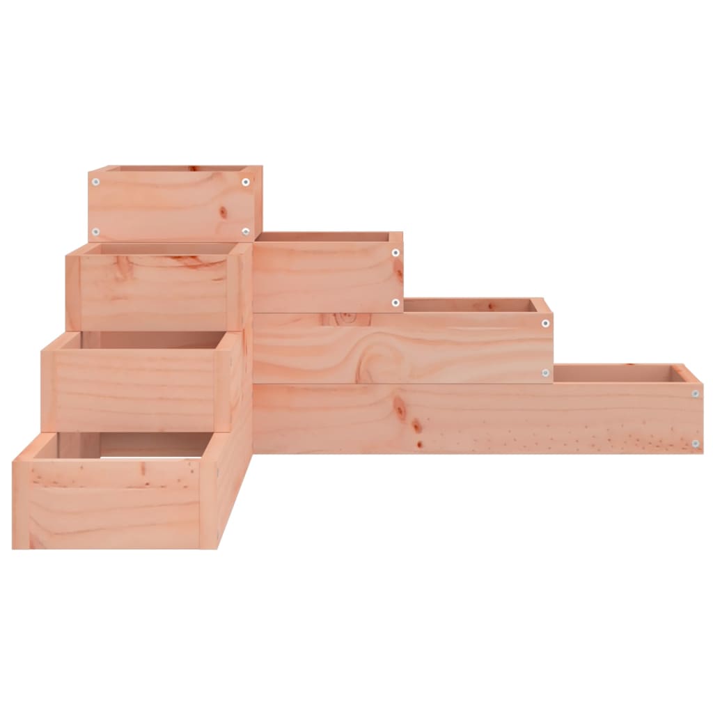 Fioriera Giardino 4 Ripiani 80,5x79x36cm Legno Massello Douglas